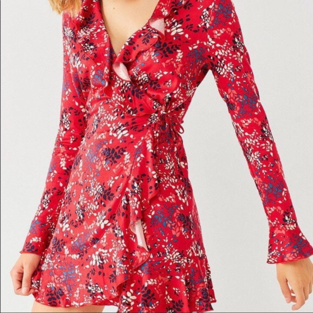 UO | Ruffle Wrap Dress